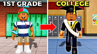 I Went From ELEMENTARY to COLLEGE Student in Roblox Fight in a School screenshot 5