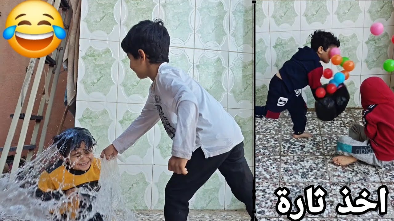 تحدي البطل بين جقجوقة والكوري 😨الخاسر ينضرب بجيس متروس ماي😂