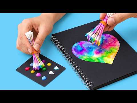Art Class Glow-Up! ✨ Easy DIY Tricks and College Hacks And Ideas