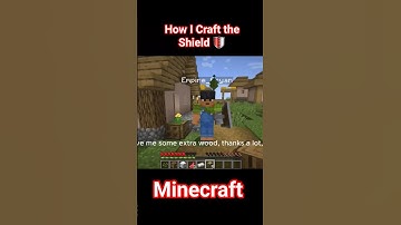 Tip to make a Shield 🛡 for beginner, 2025 #minecraft #shorts
