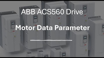 ABB ACS560 drive motor data parameter in English