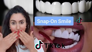 Orthodontist Reacts To Snap-On Veneer Tik-Tok's!