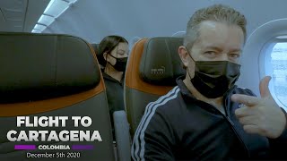 JetBlue flight from New York to Cartagena 12-5-2020