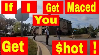 🔴If I get m@ced you get $hot🔵you're not complying🟢 1st amendment audit fail🟠