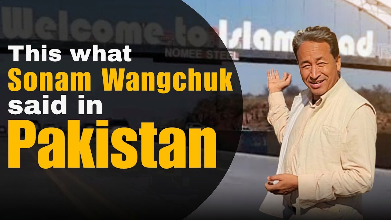 Sonam Wangchuk at the United Nations Conference on Climate change,  Islamabad 🇵🇰