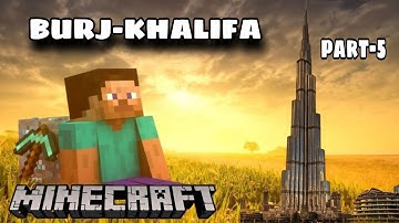 | how to build a Burj Khalifa in Minecraft part-5 😍 | #minecraft #viral #trending #youtube