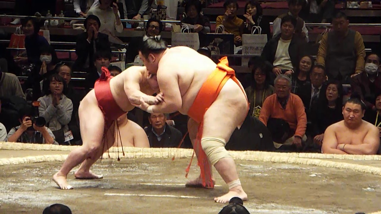 miyagino house Enho 炎鵬 v Mitoryu Day 5 Hatsu 17-1-19 , Tokyo