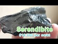 Green serendibite 18000 per carat gem stone  amatsviesofficial youtube youtubecreators