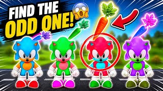 Color Challenge with Sonic 🥕 | Find the Right Color Carrot Game 🌈 | Fun Learning Video