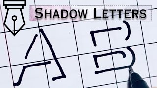 How to: Shadow Lettering Easy Tutorial