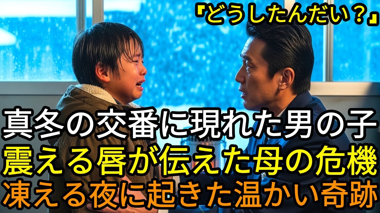雪の日、5歳の子が汗をだらだら流しながら交番に駆け込んできた。泣きながら警察官のズボンの裾（すそ）をつかんだのだが、その理由は……