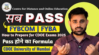How to Pass CDOE Exam 2025 | IDOL University of Mumbai Exam Tips | FYBCOM, FYBA, SY, TY Students
