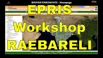 EPRIS Workshop Raebareli  2017