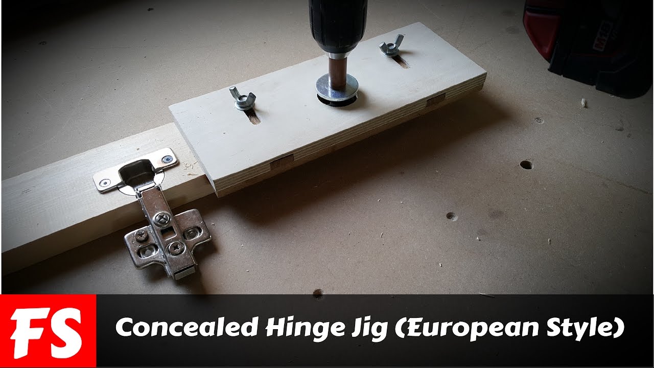 DIY Concealed Hinge Jig (FS Woodworking) - YouTube