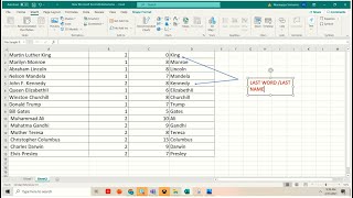 Excel Tricks-How to extract last word in excel in easy steps