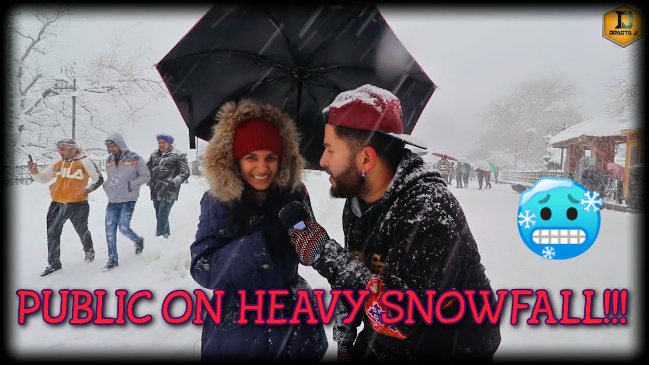 Public On Heavy Snowfall Of Shimla 2020 || 