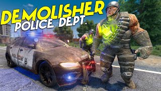 DEMOLISHER POLICE DEPARTMENT! | 7 Days to Die - Demos Only (Part 3)