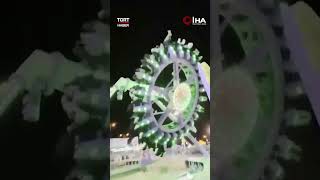 Suudi Arabistanda Lunaparkta Oyuncak Böyle Yere Çakıldı Resimi