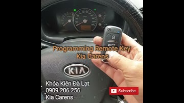 Programming Remote Key Kia Carens
