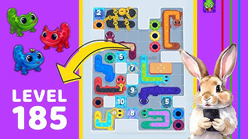 Gecko Out Level 185 Solution Walkthrough