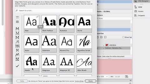 Working with Text in Dreamweaver CC2017