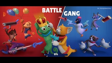 Battle Gang - Gameplay Walkthrough Part 1 - Tutorial & Penguin (iOS, Android)