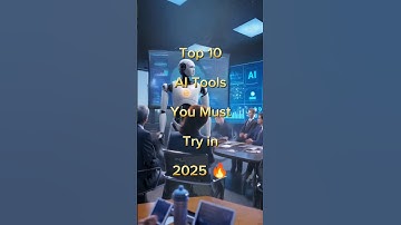 Top 10 AI Tools You Must Try in 2025 🔥 | Best Free AI Websites That Will Blow Your Mind 🤯#ai #tech