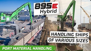 Handling ships of various sizes - SENNEBOGEN 895 E