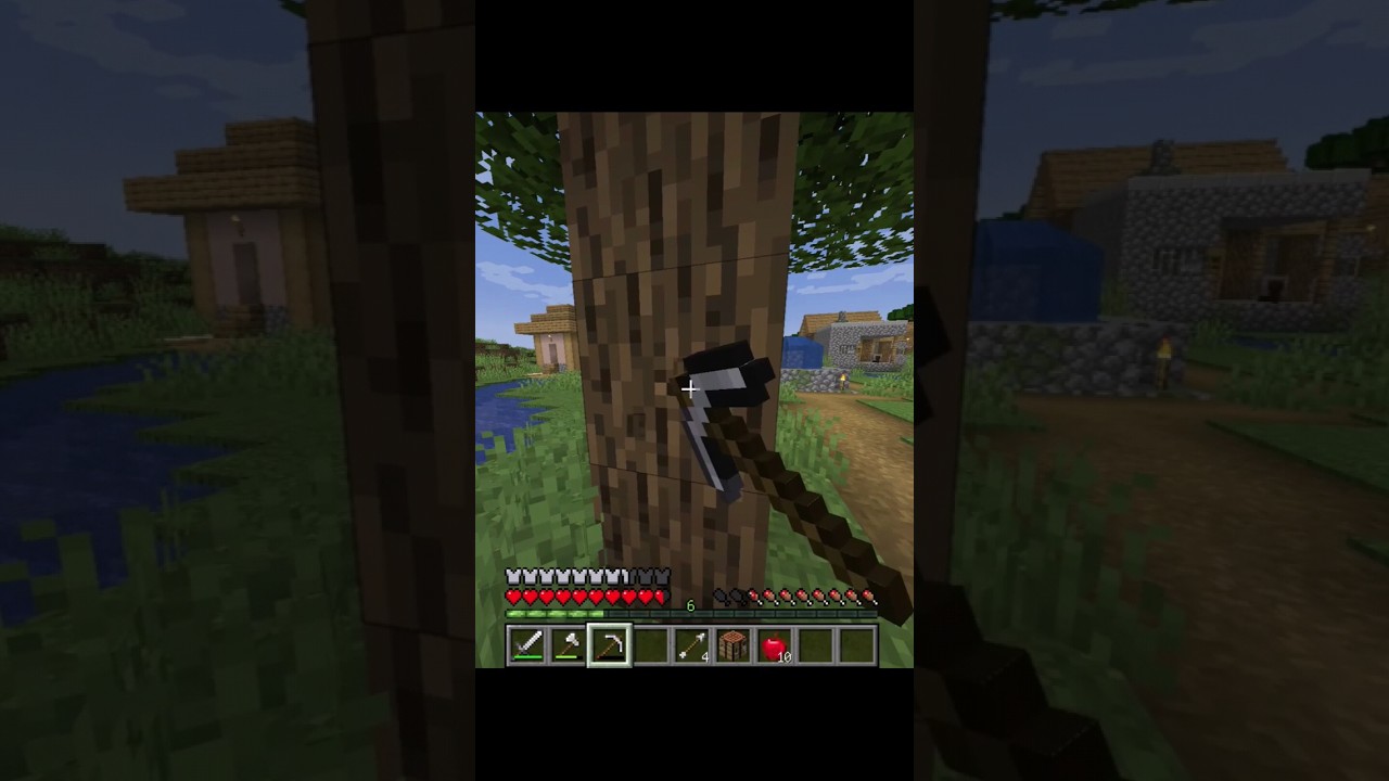 How to make iron pickaxe in Minecraft 