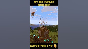 This REPLAY MOD clip is so SMOOTH #minecraft #minecraftreplaymod #minecraftshorts #truedialogue