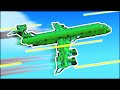 2 Jets vs 1 Cargo Plane Survival Challenge! (Trailmakers Gameplay)