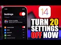 iOS 14 - 20 Settings You Should Turn OFF Right NOW !