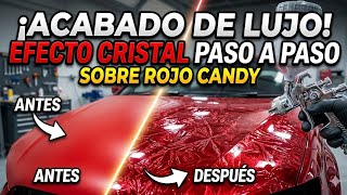 COMO APLICAR EFECTO CRISTAL SOBRE ROJO CANDY 
