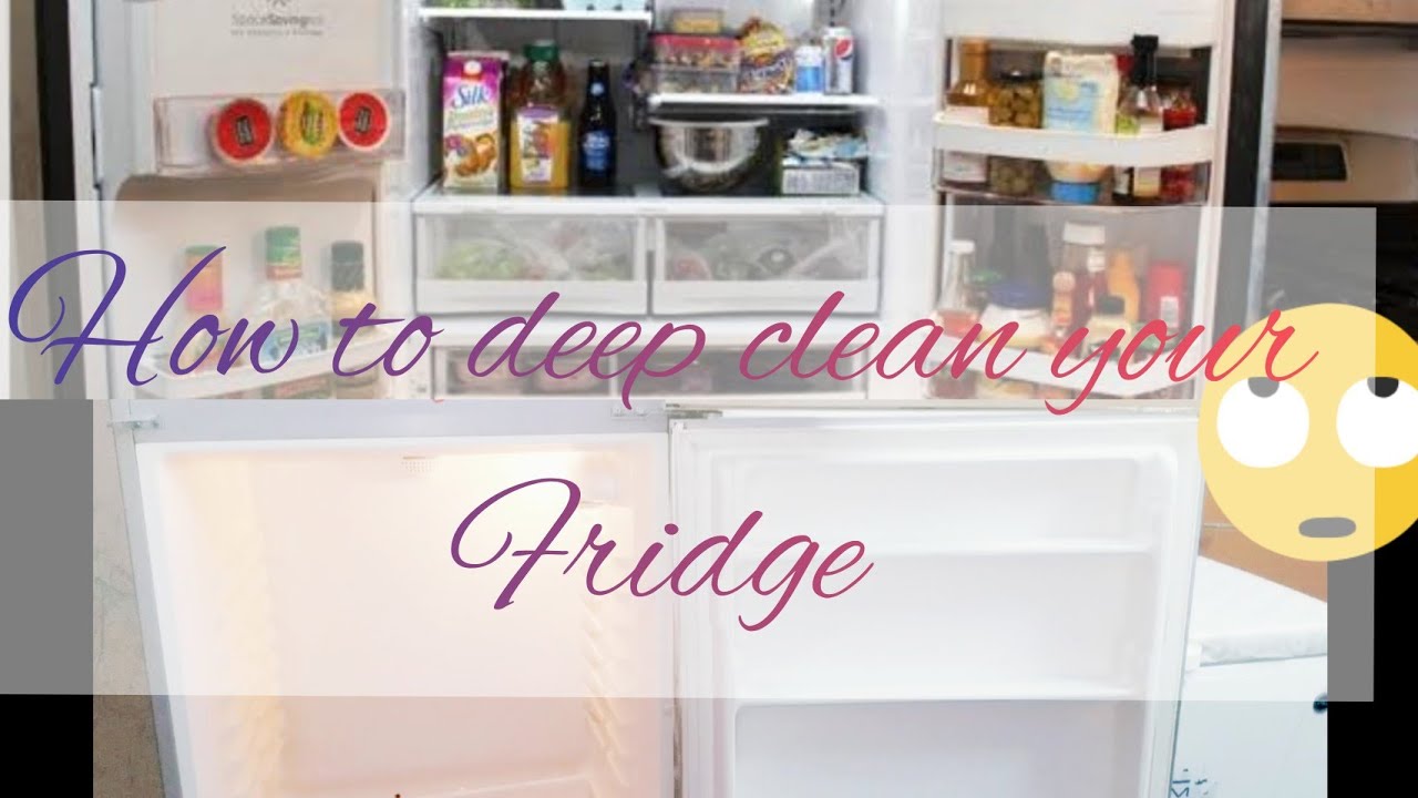 How to deep clean your fridge? Remove yellowish spots from fridge in