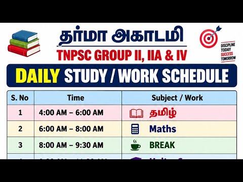 ஒரு நாளை எப்படி படிக்கலாம் 🪵 TNPSC GROUP 4 PREPARATION 💥
