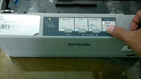 How Setting Font Epson LX310