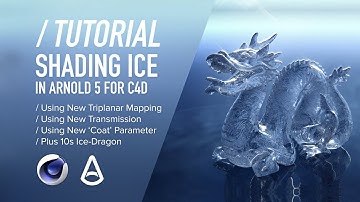 C4D & Arnold TUTORIAL | Realistic Ice [Cinema 4D & Arnold Renderer]