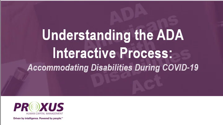 Understanding the ADA Interactive Process