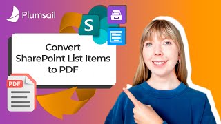 Convert SharePoint List Items to PDF using Plumsail Documents in Power Automate