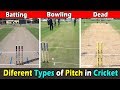 Different types of pitch used to play in cricket    