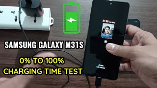 Samsung Galaxy M31S : 0% To 100% Charging Time Test