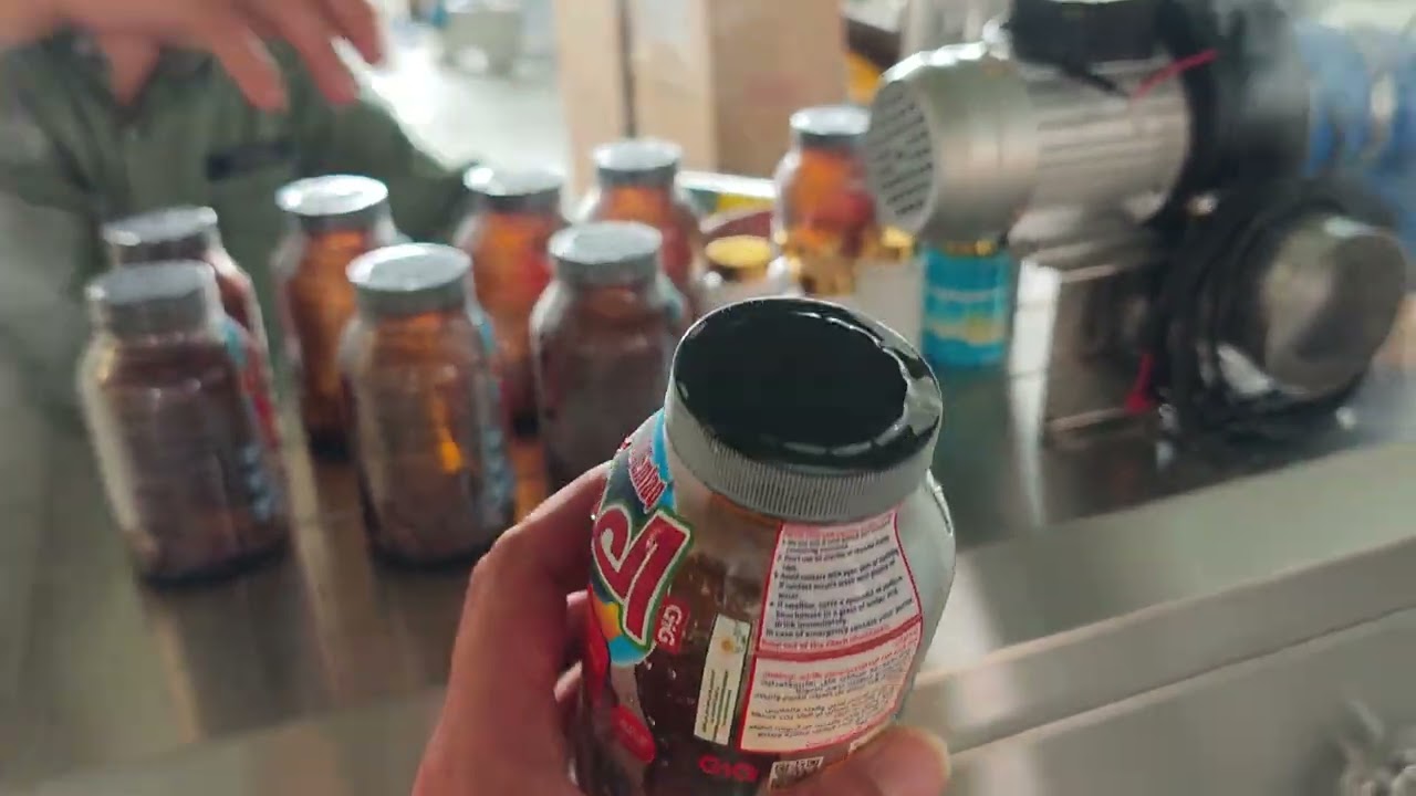 Rich Packing's 16 lane vision counting and bottling line