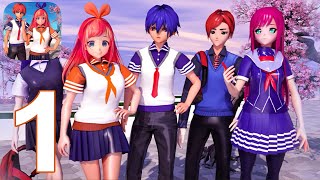 Anime School Girl Love Life 3D Gameplay Walkthrough Part 1 (IOS/Android) screenshot 4