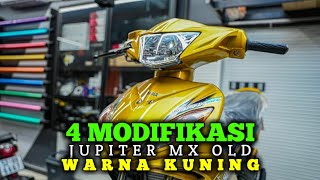 4 POTRET MODIFIKASI JUPITER MX LAMA WARNA KUNING