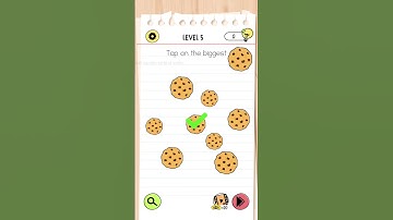 brain test game level 5 two on the biggest? #braintest #brainout #viral #facts #memes