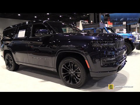 2022 Jeep Grand Wagoneer Obsidian Review - Exterior Interior Walkaround | AutoMotoTube