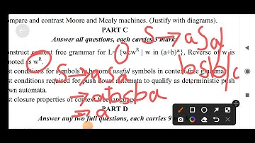 CST301||Formal Languages And Automata Theory||Theory of Computation|| Previous||FLAT||TOC||KTU CSE