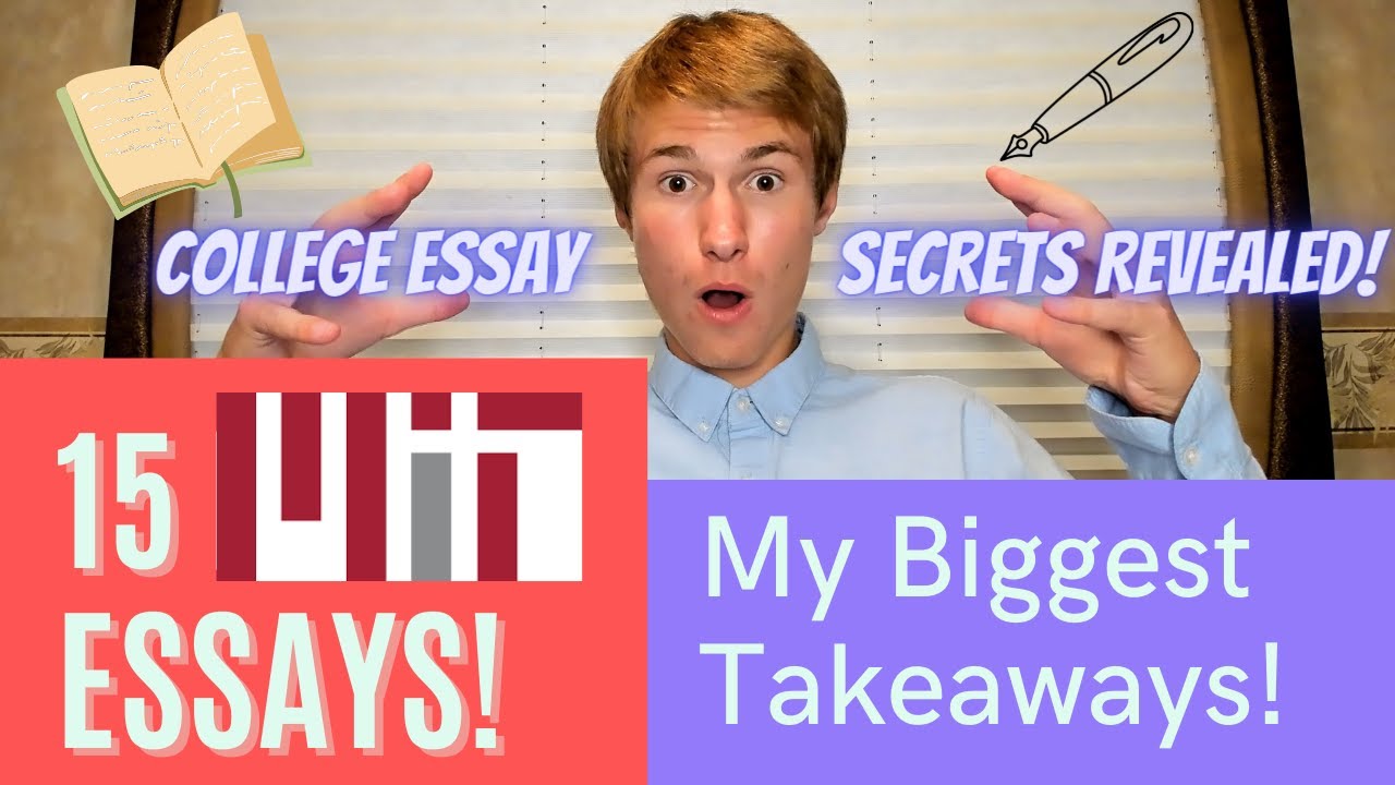 successful mit essays