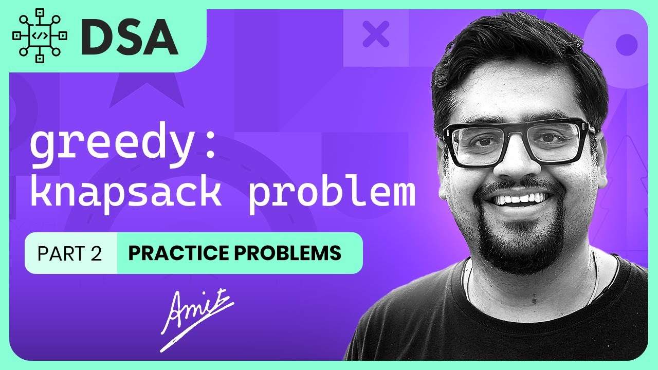Knapsack Problem With Example| Greedy Techniques| Algorithm | part2 ...
