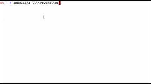 Netbios Basics Using Smbclient Part 1